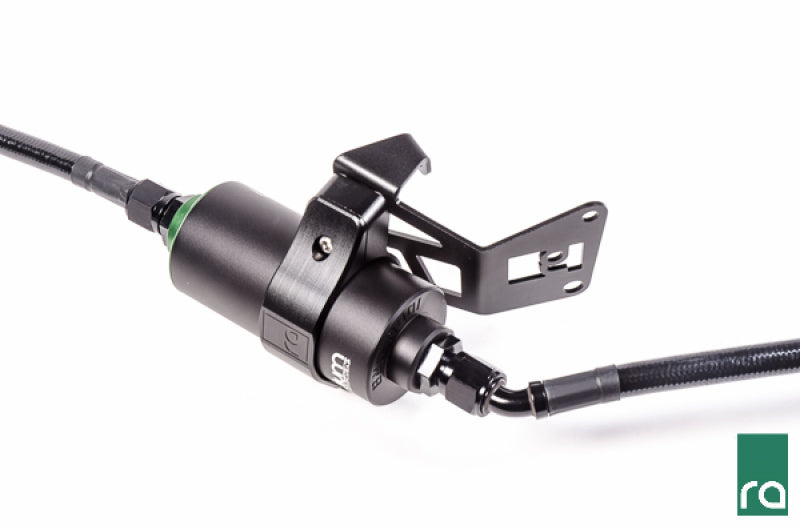 Radium Engineering Mitsubishi EVO X Fuel Hanger Feed Kit with Stainless Inline Fuel Filter