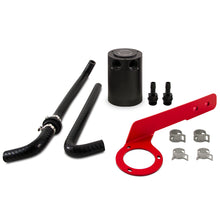 Load image into Gallery viewer, Mishimoto 2018+ Honda Accord 2.0T Baffled Oil Catch Can Kit with Red Mounting Bracket