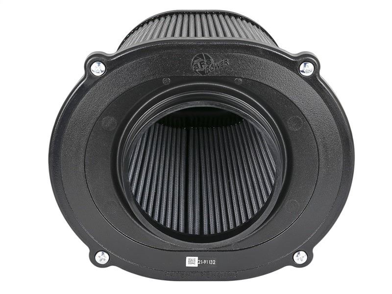 aFe Quantum Pro DRY S Air Filter with Inverted Top * 5-inch Flange, 8-inch Height for Quantum Series Cold Air Intake Systems