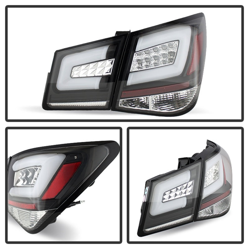 Spyder Chevy Cruze 2011-2014 Light Bar LED Tail Lights in Black