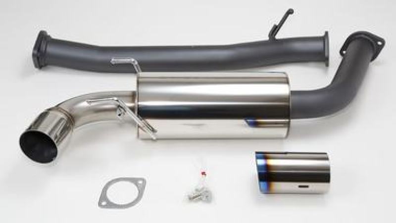 HKS RX8 75mm Single Ti-Tip Hi Power Cat-Back Exhaust – SUS304 Stainless Steel, No Coating