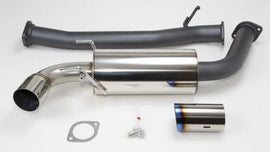 HKS RX8 75mm Single Ti-Tip Hi Power Cat-Back Exhaust – SUS304 Stainless Steel, No Coating