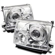 Load image into Gallery viewer, Spyder Toyota Tacoma 97-00 Projector Headlights with LED Halo - Chrome Finish, OEM-Style Replacement