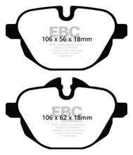 Load image into Gallery viewer, EBC Redstuff Ceramic Rear Brake Pads for BMW X3 2.0 Turbo (F25) * Low Dust, High Performance