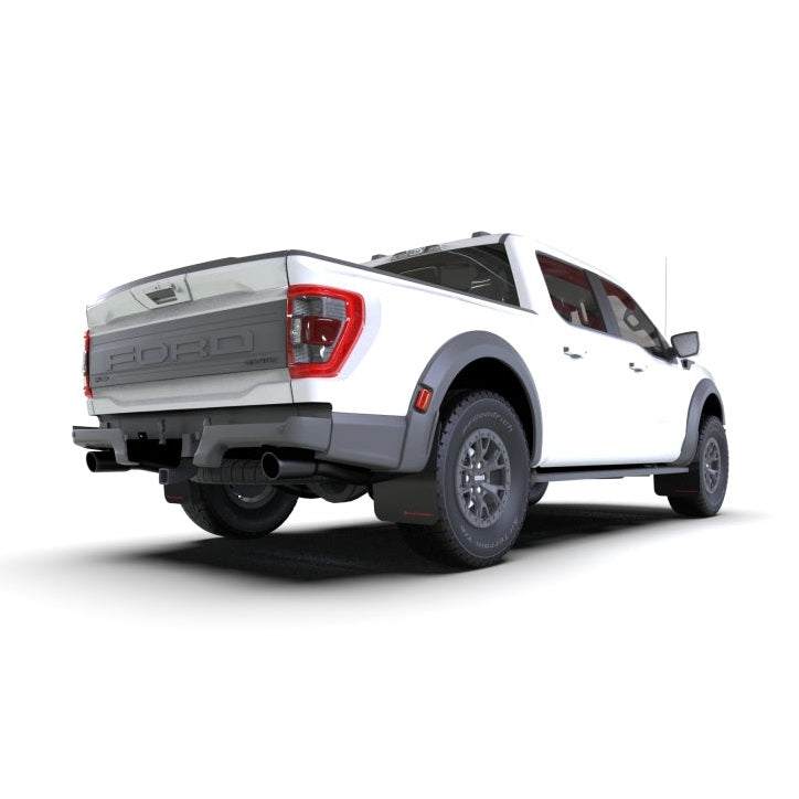 Rally Armor UR Mud Flaps for Ford F-150 Raptor Gen 3 (2021-2024) – Black with Dark Grey Logo