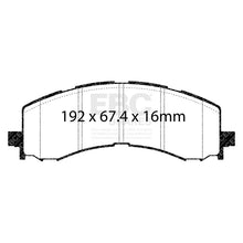 Load image into Gallery viewer, EBC Yellowstuff Front Brake Pads DP43141R for 2021–2022 Ford F-150
