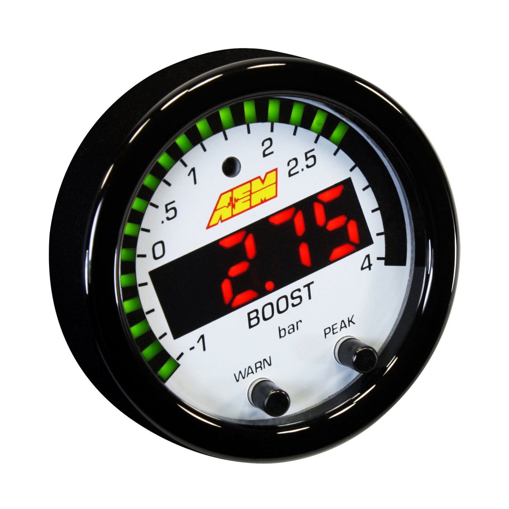 AEM - X-Series Boost Pressure Gauge Kit - 30-0308