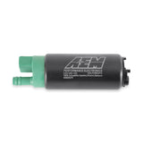 AEM - 400LPH E85-COMPATIBLE HI FLOW IN-TANK FUEL PUMP - DOUBLE BARB - 50-1230