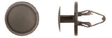 Black Nylon Push Type Ret 10.5mm Hole 20mm Stem Lgth