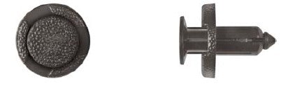 Black Nylon Radiator Retainers 8mm Hole Size 13mm Stem Length
