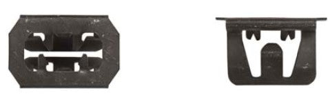 15Pcs Black Bumper Cover Fasteners - 5/8" Width 1" Length