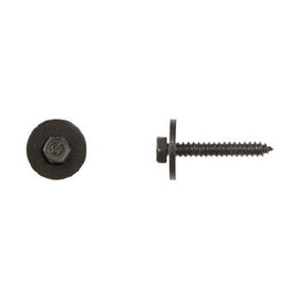 Black Hex Head Sems Screws 4.2-1.41 x 30mm 17mm L/Washer