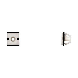 15Pcs White Nylon Side Mldg Grommets - 8 Screw Size 10mm Stem Length