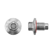 Load image into Gallery viewer, 2Pcs Zinc Oil Drain Plug W/Gasket - 14-1.50 x 20mm 13mm Hex Size