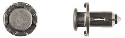Black Nylon Fender Retainers 10mm Hole Size 15mm Stem Lgth