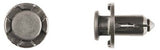 Black Nylon Fender Retainers 10mm Hole Size 15mm Stem Lgth