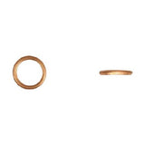 10Pcs Copper Oil Drain Plug Gaskets - 14mm ID 20mm OD 2mm Crushable