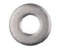100Pcs Zinc Finish Flat Washers - 5/16" (SAE)