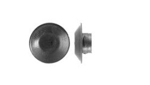 100 Pcs Black Plastic Flush Hole Plugs - 3/4" Hole Size 1" Hd O.D.
