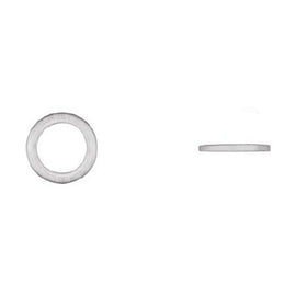 50Pcs Aluminum Oil Drain Plug Gasket - 14mm ID 20mm OD 2mm Thick