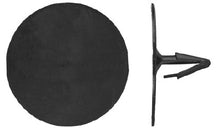 Load image into Gallery viewer, 50Pcs Black Nylon Hood Insul. Ret - 1/4&quot; Hole Size 1 3/4&quot; Hd Dia.