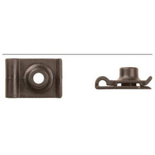 Load image into Gallery viewer, 15Pcs Black Nylon &quot;U&#39; Nuts - 14 Screw Size  P.R. Up to 1mm