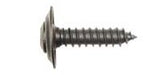 100Pcs Black Sems Trim Screws - 8 x 1