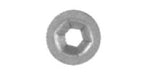 100Pcs Zinc Finish Push On Retainers - 1/8