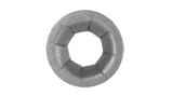 100Pcs Zinc Finish Push On Retainers - 1/4
