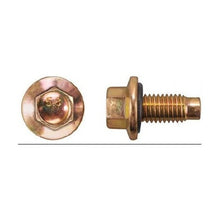 Load image into Gallery viewer, 2Pcs Yellow Zinc Oil Drain Plug - 12-1.75 x 25mm 15mm Hex Size