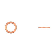 Load image into Gallery viewer, 10Pcs Copper Oil Drain Plug Gaskets - 12mm ID 18mm OD 2mm Thick