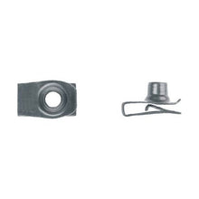 Load image into Gallery viewer, 25 Pcs Black Short Extruded &quot;U&quot; Nuts - 5/16-18 P/R .025&quot;-.125&quot;