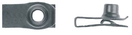 25 Pcs Black Long Extruded "U" Nuts - 5/16-18 P/R  .010"-.170"