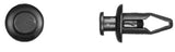 25Pcs Black Nylon Push Type Ret - 8mm Hole Size 20mm Stem Length