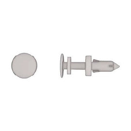 50Pcs White Nylon Door Push Ret - 1/4