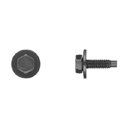 MAIN ST COLLECTIVE 50Pcs Black Hex Head Body Bolts – 1/4-20 x 15/16