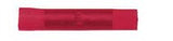 50Pcs Red Nylon Seamless Butt Conn - 22-18 Gauge Wire Range