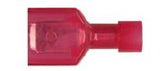 50Pcs Red Nylon 22-18 WireTerminal - 1/4