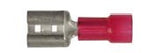 25Pcs Red Nylon 22-18 WireTerminal - 1/4
