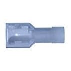 Load image into Gallery viewer, 50 Pcs Blue Nylon 16-14 WireTerminal - 1/4&quot;Tab Full Ins. Fem. Spades