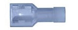 50Pcs Blue Nylon 16-14 WireTerminal - 1/4
