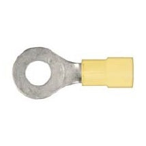25Pcs Yellow Nylon 12-10 Terminal - 1/4
