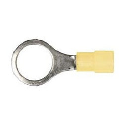 25Pcs Yellow Nylon 12-10 Terminal - 1/2