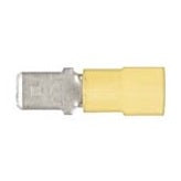 25Pcs Yellow Nylon 12-10 Terminal - 1/4