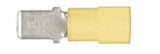 25Pcs Yellow Nylon 12-10 Terminal - 1/4