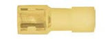 25Pcs Yellow Nylon 12-10 Terminal - 1/4