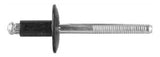 25Pcs Black Bumper Assembly Rivet - 1/4