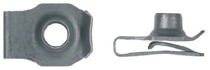 Black Short Extruded "U" Nuts - 3/8"-16  P.R. .035"-.205"