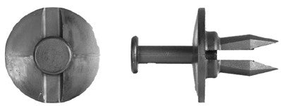 25Pcs Black Nylon Fascia Retainers - 1/2" Hole Size 3/4" Stem Lgth