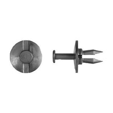 Load image into Gallery viewer, 25Pcs Black Nylon Fascia Retainers - 1/2&quot; Hole Size 3/4&quot; Stem Lgth